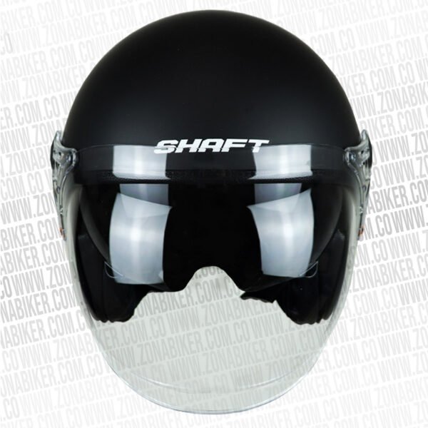 Casco Shaft 121 Scrambl Stripes Negro Amarillo Neón