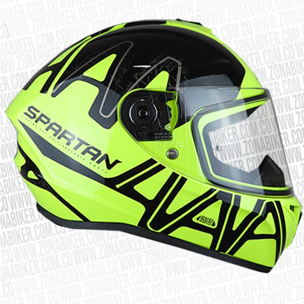 Casco Spartan Draken Dekers Amarillo