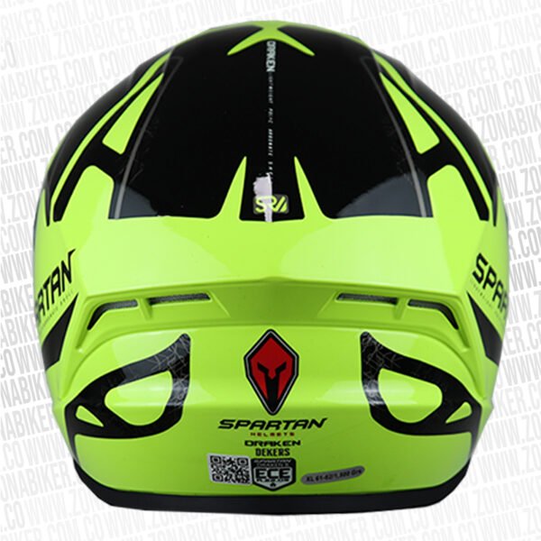 Casco Spartan Draken Dekers Amarillo
