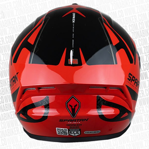Casco Spartan Draken Dekers Rojo