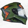 Casco X-Sports V151 Swamp Verde Naranja