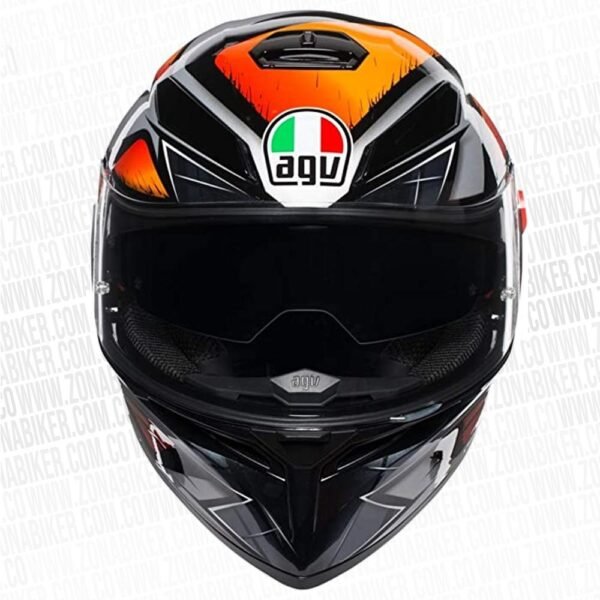 CASCOAGVK3SVLIQUEFYNARANJA4.jpg Casco Agv K3 Sv Liquefy Naranja