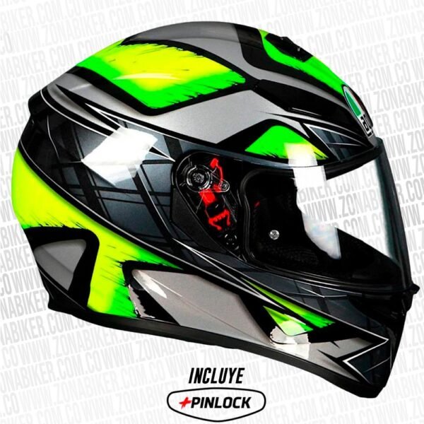 CASCOAGVK3SVLIQUEFYVERDE2.jpg Casco Agv K3 Sv Liquefy Verde