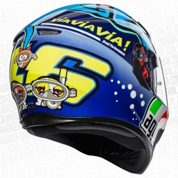 Casco Agv K3 Sv Rossi Misano 15