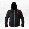 Chaqueta Ap Casual Negro Rojo