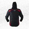Chaqueta Ap Casual Negro Rojo