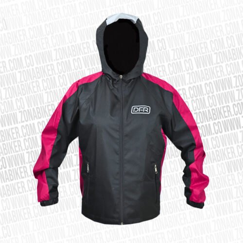 CHAQUETA CORTAVIENTO REFLECTIVA DFR 057 DOBLE FAZ FUCSIA