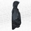 CHAQUETA CORTAVIENTO REFLECTIVA DFR 057 DOBLE FAZ NEGRA