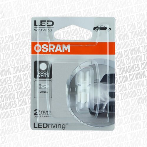 Bombillo T10 Led Osram 0.5 12V Blanco Cocuyo