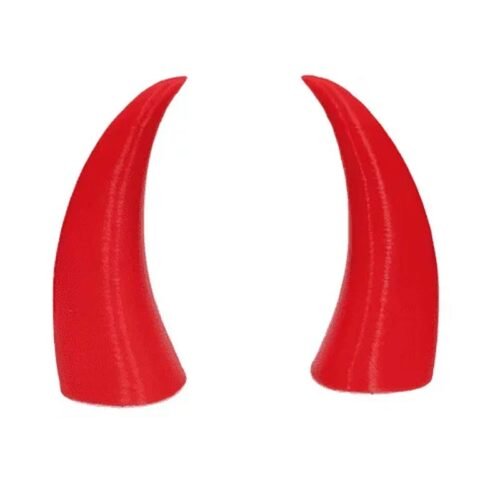 Cachos Rojos Para Casco