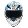 Casco Agv K1-S Rossi_Winter 2017 Blanco Azul