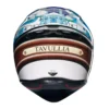 Casco Agv K1-S Rossi_Winter 2017 Blanco Azul
