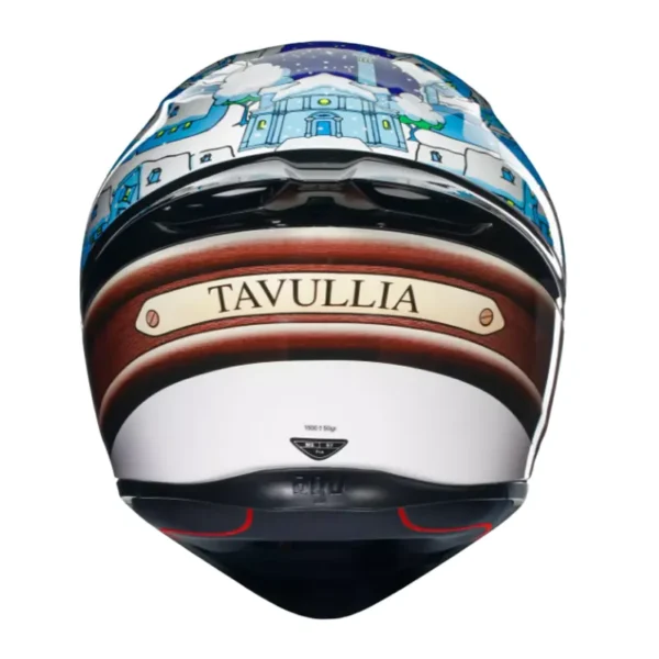 Casco Agv K1-S Rossi_Winter 2017 Blanco Azul