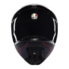 Casco Agv K1-S Top Pulse Negro Naranja
