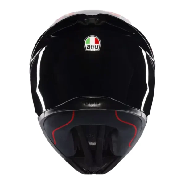 Casco Agv K1-S Top Pulse Negro Naranja