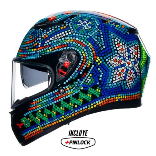 Casco Agv K3 Rossi Winter 2018 Full Color