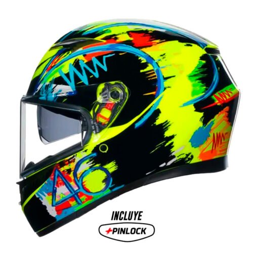 Casco Agv K3 Rossi Winter 2019 Full Color
