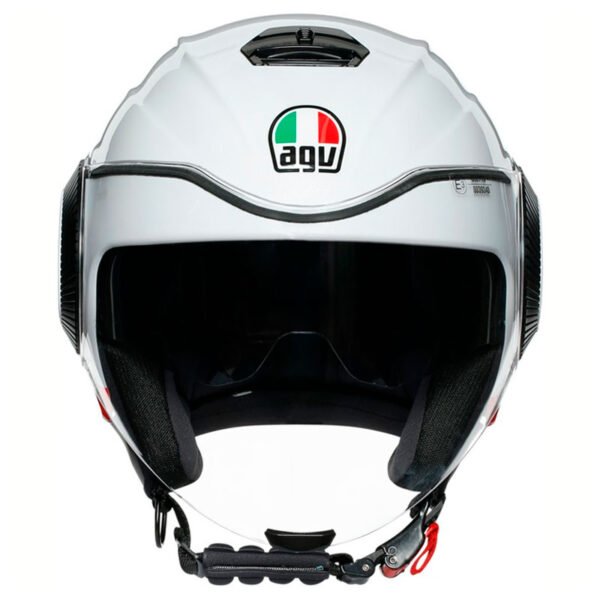 Casco Agv Orbyt Multi Block Blanco Azul Rojo