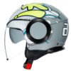 Casco Agv Orbyt Multi Vibes Gris Amarillo