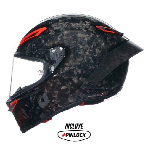 Casco Agv Pista Gpr Multi2206 Italia Carbon Negro