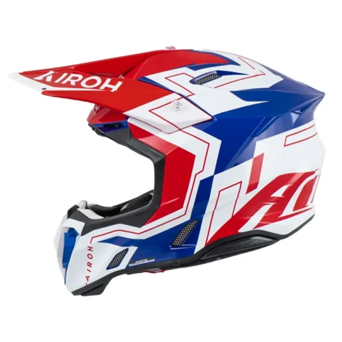 Casco Airoh Twist 3 Dizzy Azul Rojo