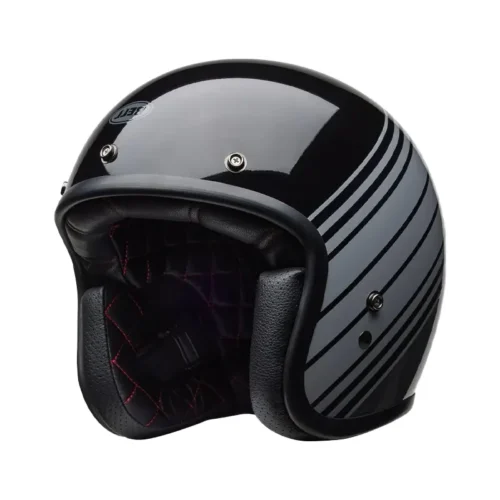 Casco Bell Custom 500 Edg Negro Gris