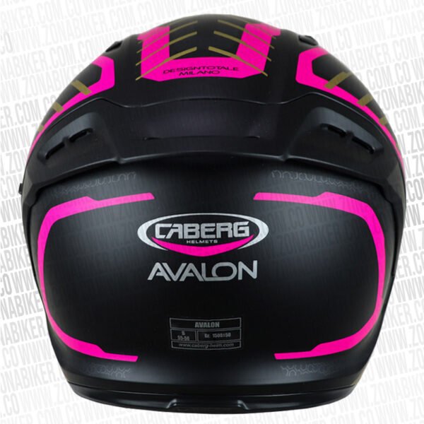 Casco Caberg Avalon Forge Negro Rosado