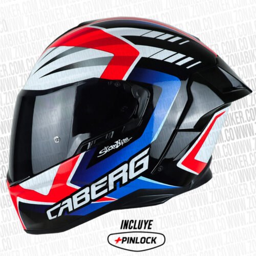 Casco Caberg Drift Evo Mr55 Blanco Rojo Azul
