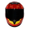 Casco Dc Edge Kids Roman Flash Rojo