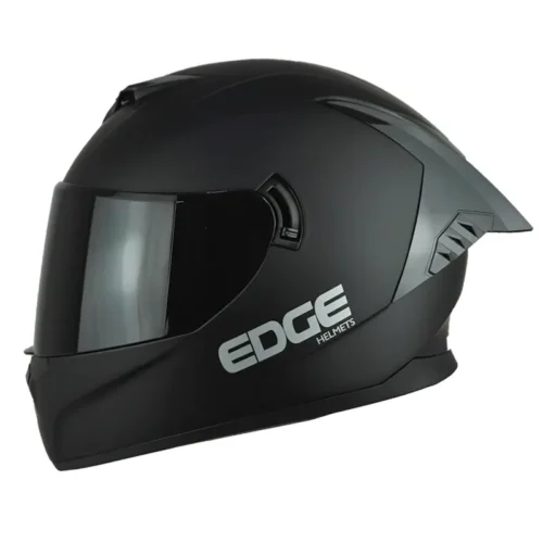 Casco Edge Racer Solido Negro