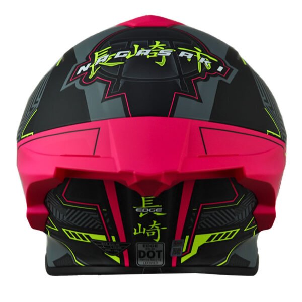 Casco Edge Shangai Nagazaki Rosado Gris