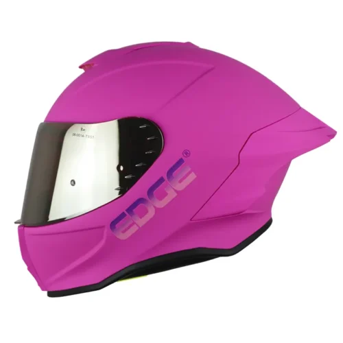 Casco Edge Shangai Solido Rosado