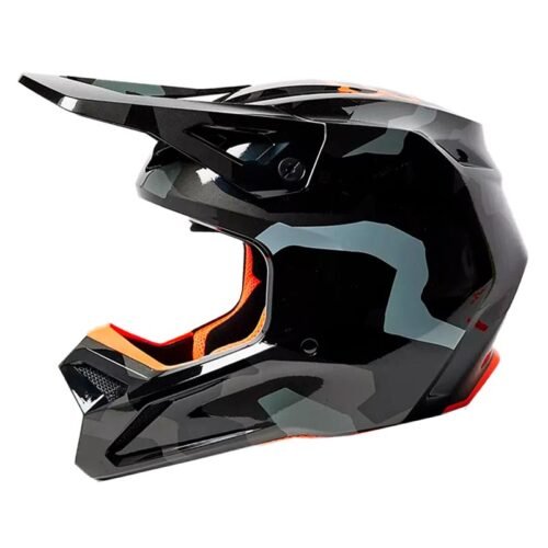 Casco Fox V1 Bnkr Gris Camo