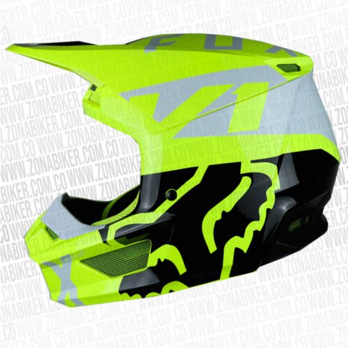 Casco Fox V1 Skew Flox Amarillo