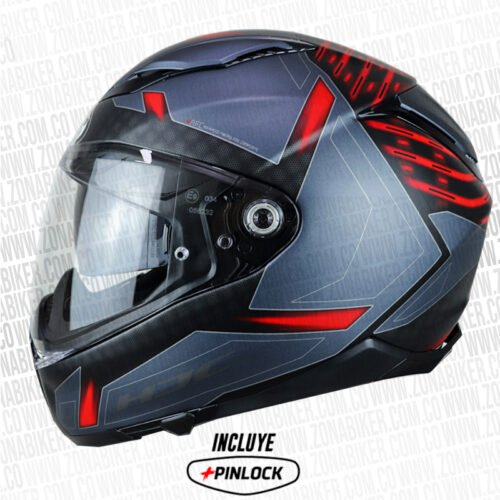 Casco Hjc F70 Dever Mc1sf Rojo
