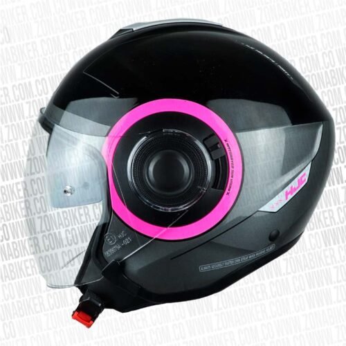 Casco Hjc I40 Panadi Mc8 Negro Fucsia