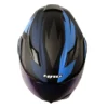 Casco Hro 3400Dv Evo Breaks Negro Azul Visor Iridium Azul