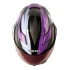 Casco Hro 3400Dv Evo Breaks Negro Morado Visor Iridium Morado