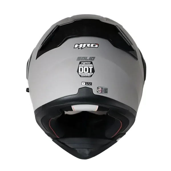 Casco Hro 3400Dv Evo Gris Visor Iridium Silver