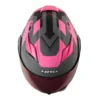 Casco Hro 3400Dv Evo Lou Gris Fucsia Visor Iridium Fucsia
