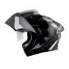 Casco Hro 3400Dv Evo Lou Negro Gris Visor Iridium Silver