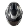 Casco Hro 3400Dv Evo Lou Negro Gris Visor Iridium Silver
