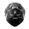 Casco Hro 3400Dv Evo Lou Negro Gris Visor Iridium Silver