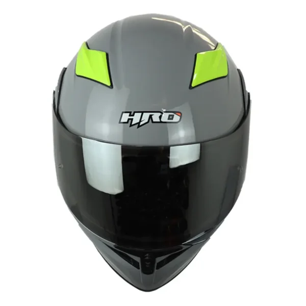 Casco Hro 3400Dv Evo Nardo Amarillo Visor Iridium Silver