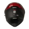 Casco Hro 3400Dv Evo Negro Rojo Visor Iridium Rojo