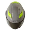 Casco Hro 3400Dv Evo Solid Gris Amarillo Visor Iridium Silver
