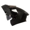 Casco Hro 3480Dv Evo Solid Negro Gris Visor Iridium Silver