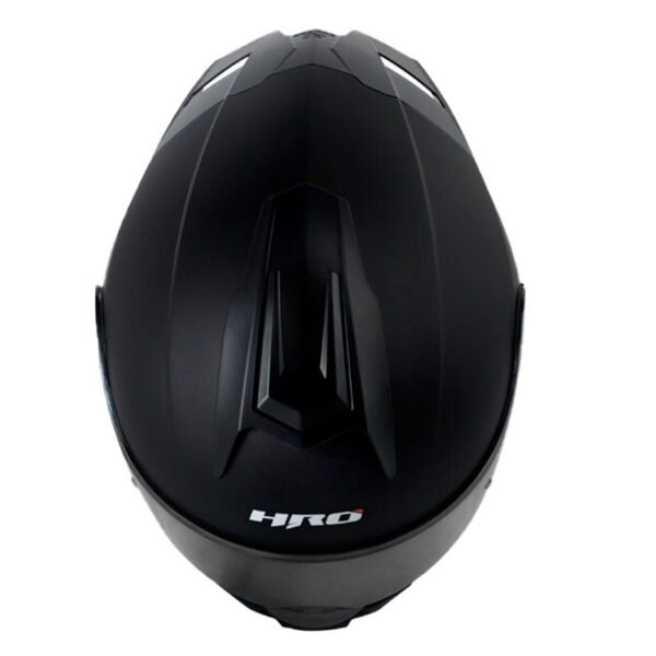 Casco Hro 3480Dv Evo Solid Negro Gris Visor Iridium Silver