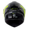 Casco Hro 3480dv Evo Racespec Gris Amarillo Visor Iridium Silver