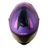 Casco Hro 3480dv Evo Rumble Morado Fucsia Visor Iridium Morado